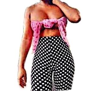 Pink/Red Polkadot Polyester Scarf Women Fashion🎀